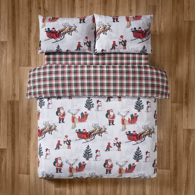 SINGLE DUVET COVER Christmas Scene