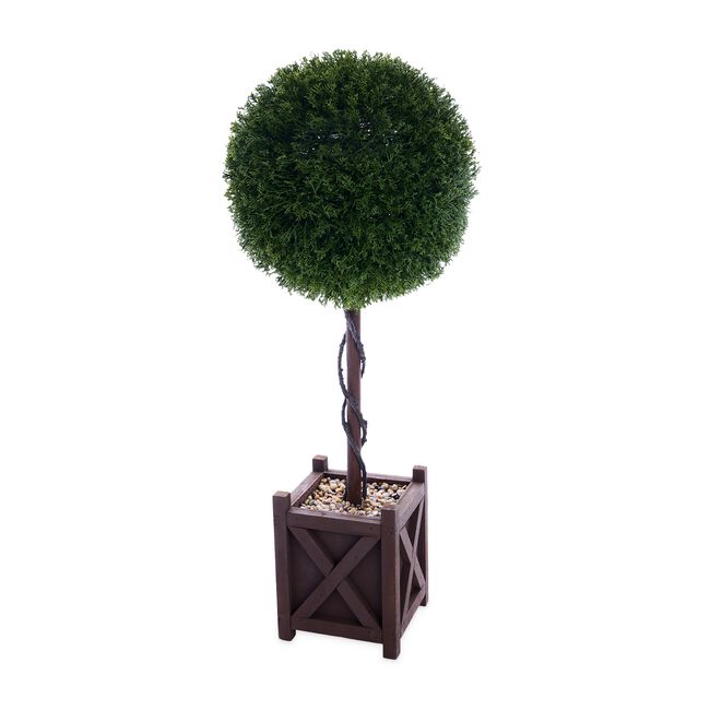 Artificial Buxus Tree in Square Pot 72cm