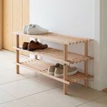 Shoe Rack 3 Layer Fir Wood