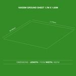 100GSM Ground Sheet Tarp 1.7m x 1.65m