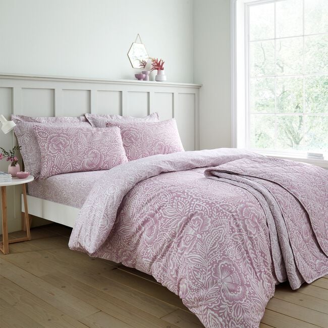 DOUBLE DUVET COVER Fallon Raspberry