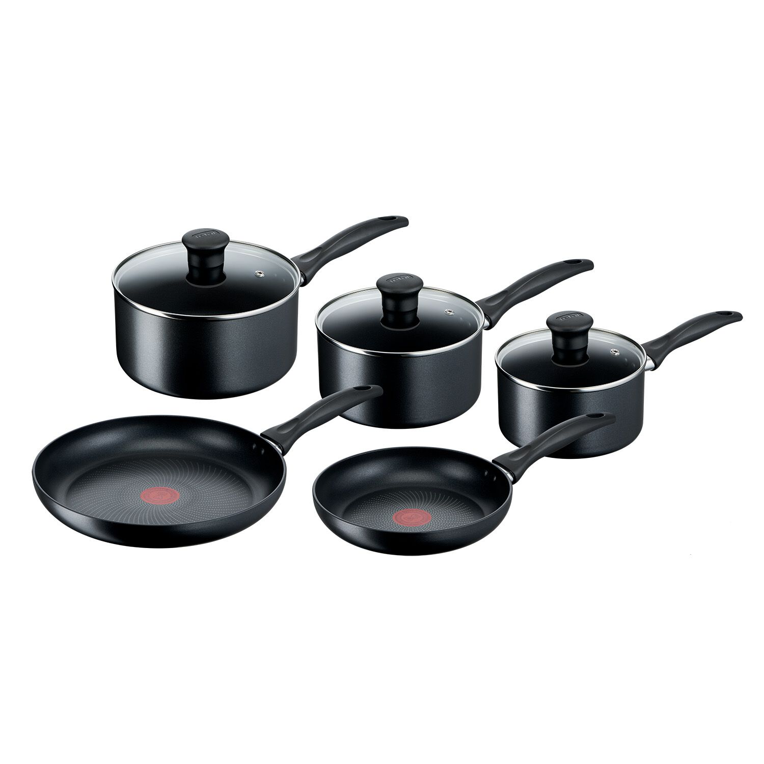 Tefal Induction Black 5 Piece Cookware Set