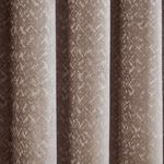 BLACKOUT & THERMAL RUSTIC PUTTY 66x54 Curtain