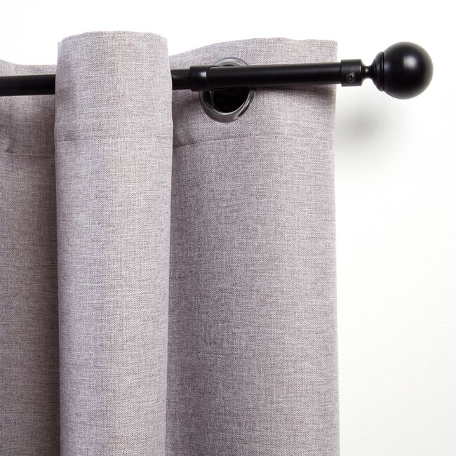 ROOM DARKENING EXTENDABLE BALL 19mm 70-120cm Black