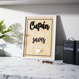 Cupán Tae Saves the Day Plaque