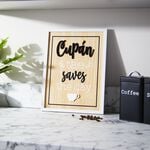 Cupán Tae Saves the Day Plaque