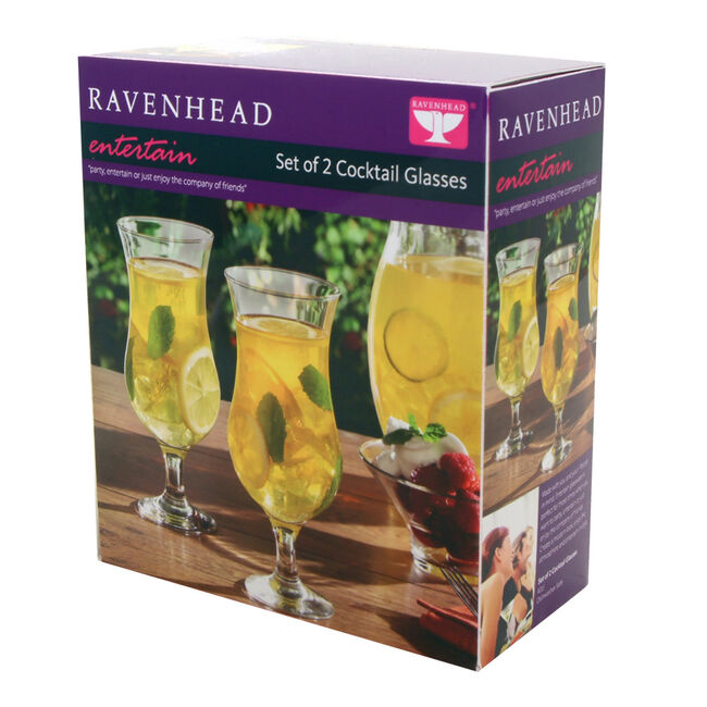 Entertain 420ml Cocktail Glasses 2 Pack