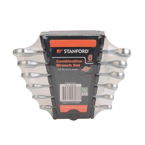 6 Piece Combination Wrench Tool Set