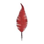 Red Feathers Tree Decoration 8 Pack