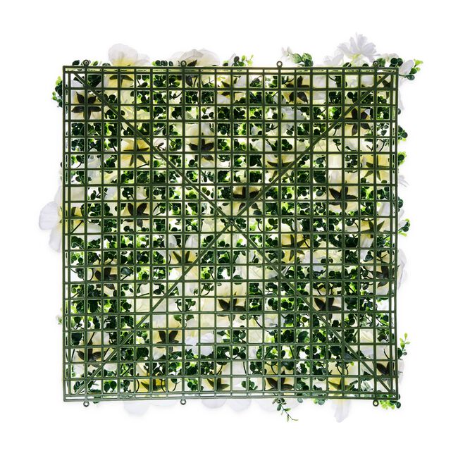 White Rose Wall Panel - Set Of 2