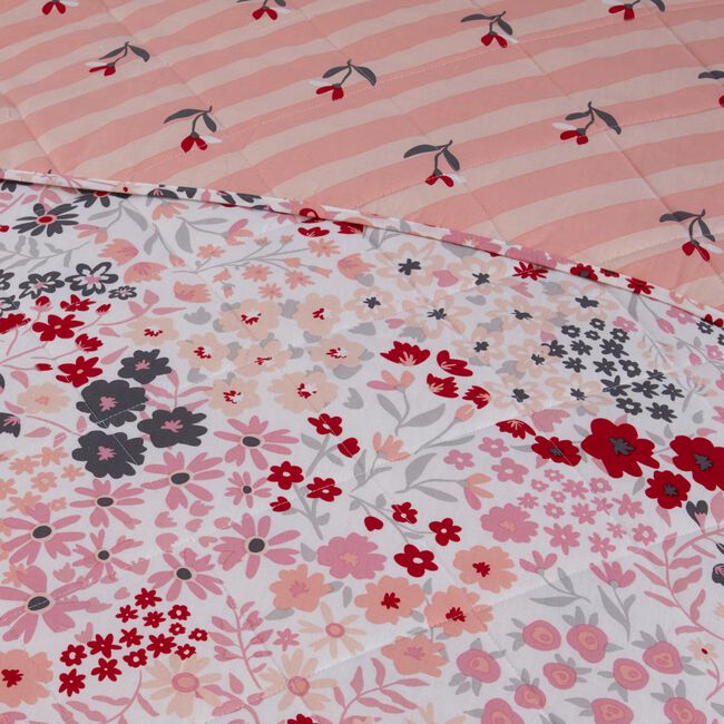 Lisse Bedspread 200cm x 220cm - Pink