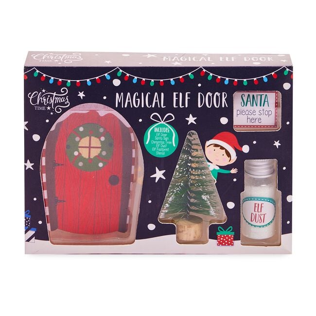 Magical Christmas Elf Door Set 