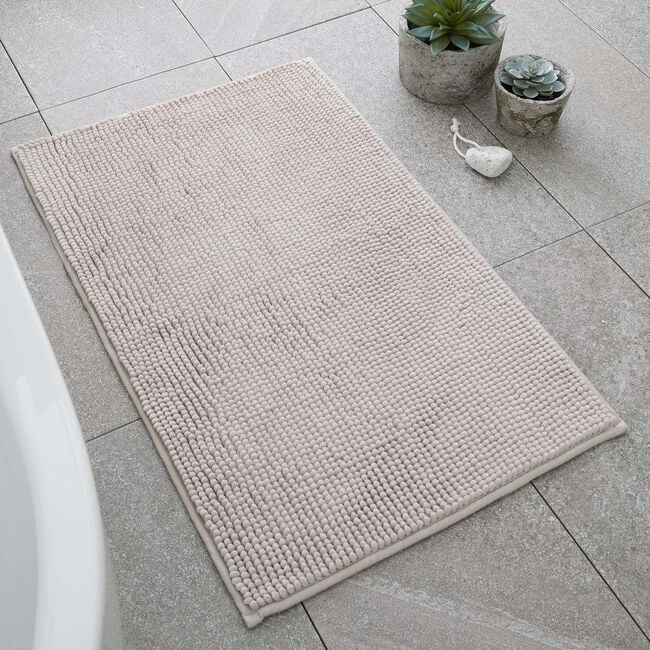 CATHERINE LANSFIELD  NATURAL BOBBLE 50x80cm Bath Mat