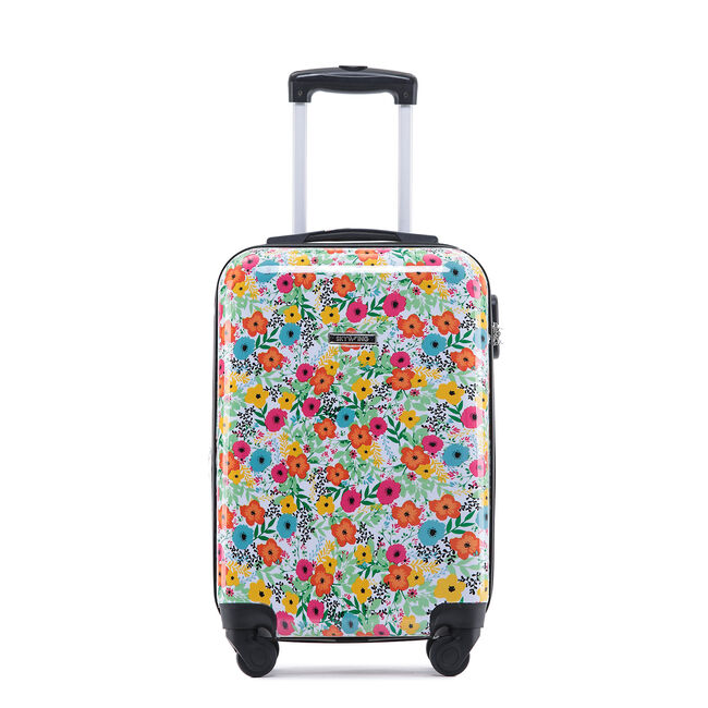 Cabin Bag Lightweight Luggage - Floral 