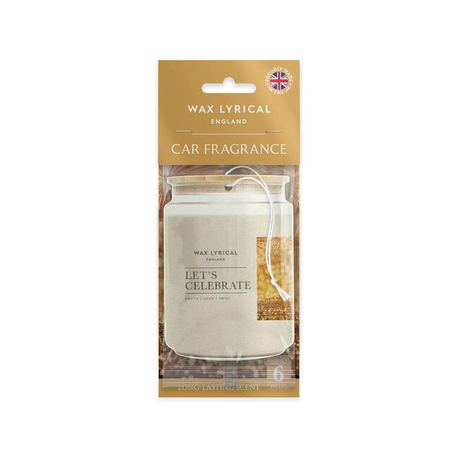 Wax Lyrical Let's Celebrate Car Air Freshener