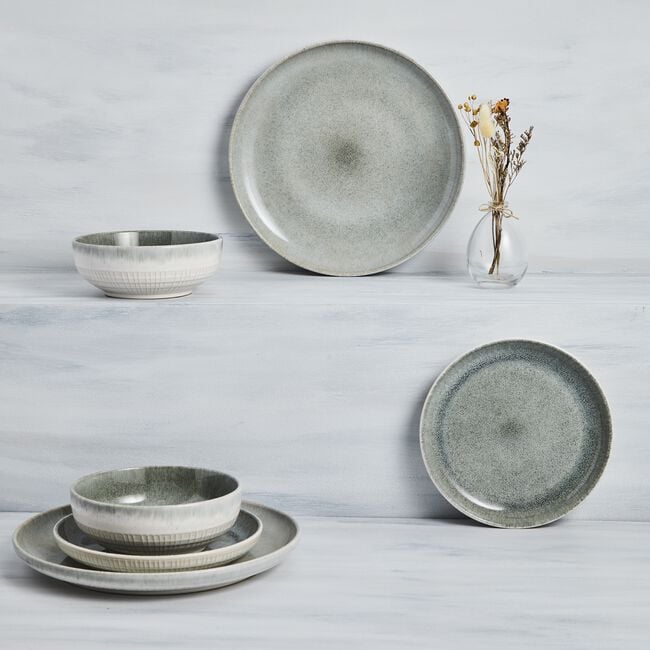 Heritage Textured Bowl - Sage