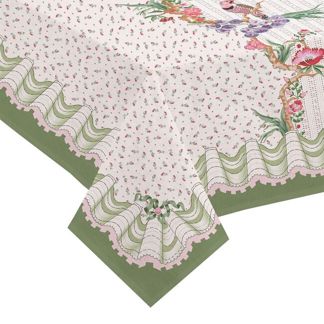 Cath Kidston Spring Birds 130cm x 200cm Tablecloth