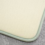 ANTI-BACTERIAL MEMORY FOAM SAGE Bath Mat