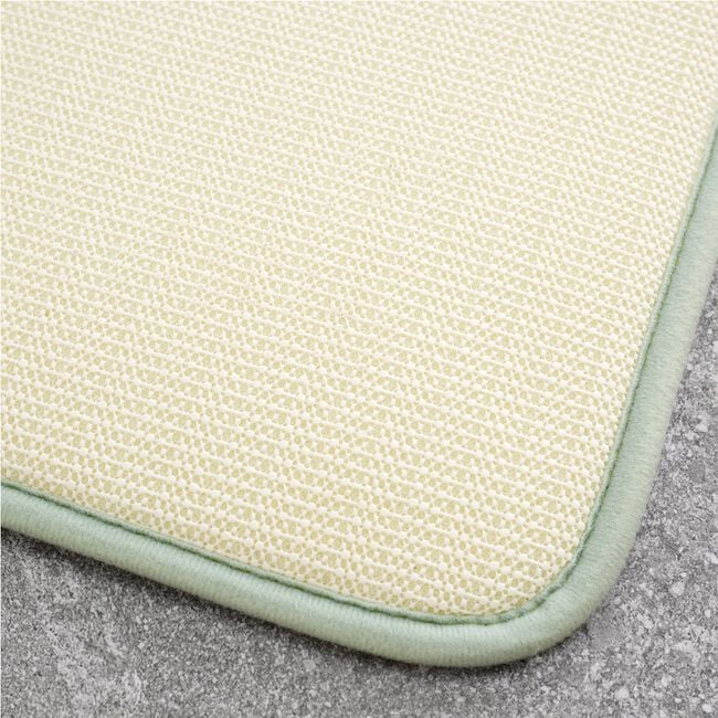 ANTI-BACTERIAL MEMORY FOAM SAGE Bath Mat