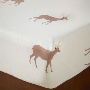 BRUSHED COTTON HART Single Fitted Sheet 