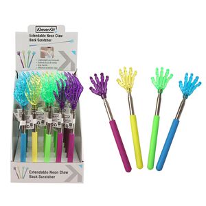 Kleverkit Extendable Neon Claw Back Scratcher