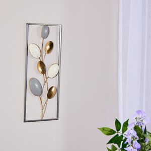 Leafy Stems Metal Wall Art 20.3cm x 50.2cm