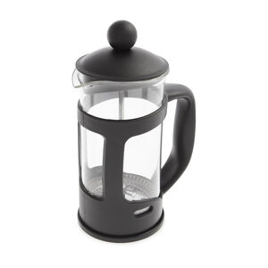 Glona Glass Cafetiere French Press 350ml - Black