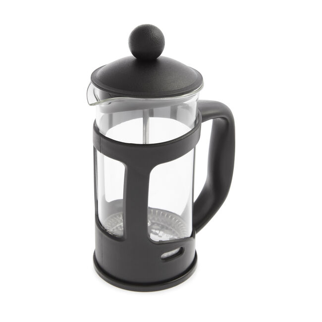 Glona Glass Cafetiere French Press 350ml - Black
