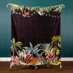 Wydler Midnight Jungle Throw 125cm x 150cm