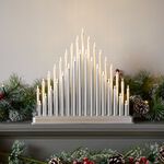 33 Light Christmas Candle Bridge