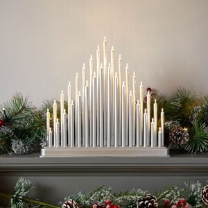 33 Light Christmas Candle Bridge