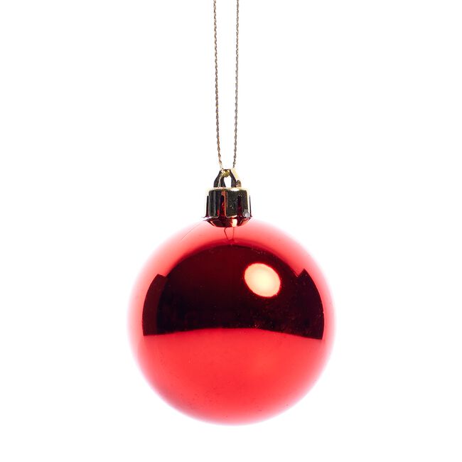 Red Bauble Set - 20 Pack