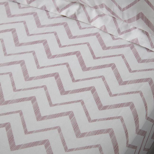 HANNAH GREY/ GREEN Single Fitted Sheet