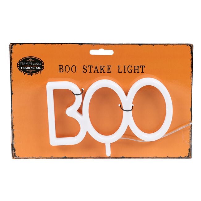 Neon Boo Stake Garden Stake Light