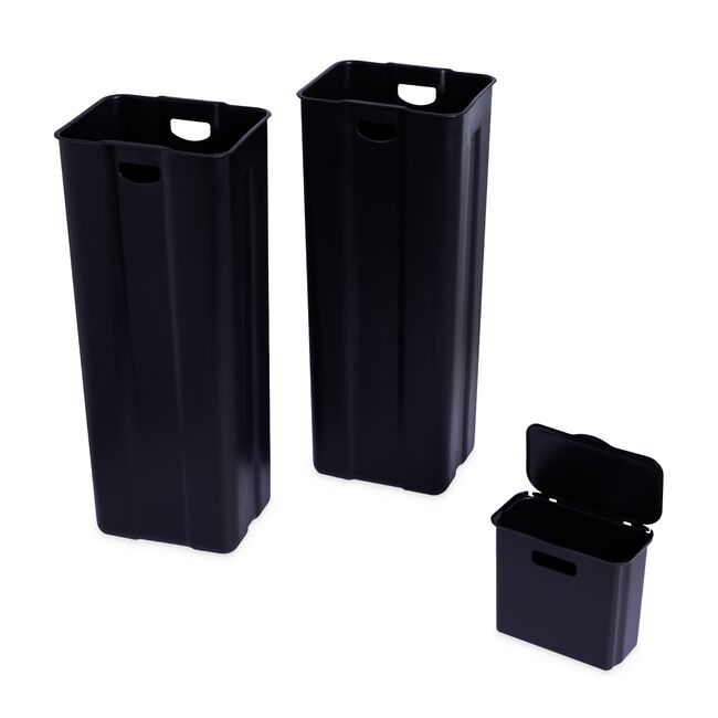 60L RECYCLING BIN Black