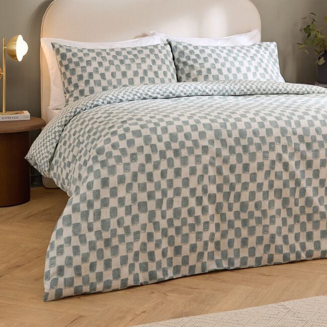 HOEM SINGLE DUVET COVER Nyhavn Aqua