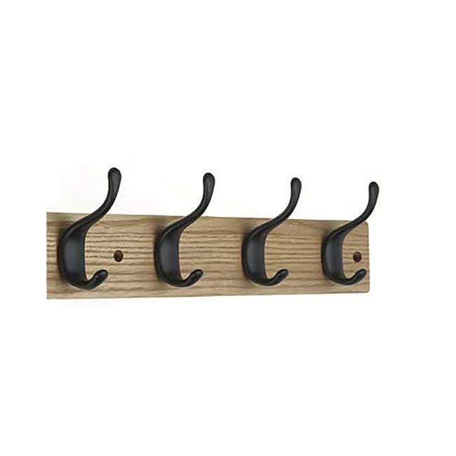 4 Hook Modern Ash Board