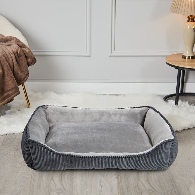 Corduroy Flannel Pet Bed