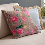 WYLDER AVIARY MINK 50X50 Cushion