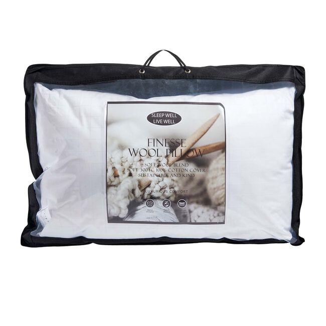Finesse Wool Medium Support Pillow