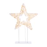 Warm White Star Silhouette Light