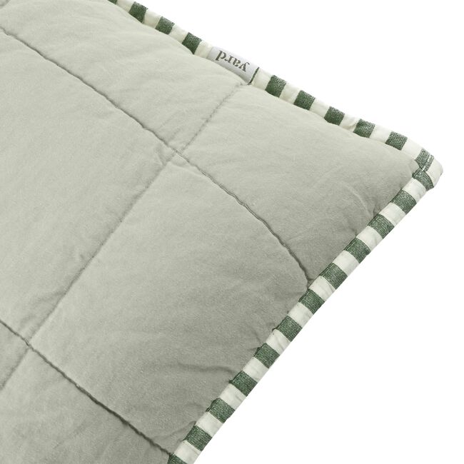 HEBDEN STRIPE FOREST GREEN 55X55 