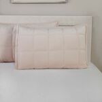 Quilted Hotel Velvet Mink 50cm x 75cm Pillowshams