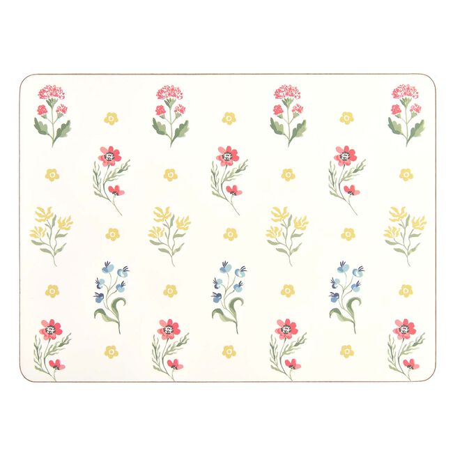 Ulster Weavers Boho Floral Cork Placemat 4 Pack