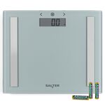 Salter BMI Compact Glass Green Bathroom Scale