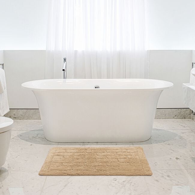 COTTON BRICK MOCHA 50x80 Bath Mat