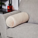 NAOMI MOCHA 20x55cm Bolster Cushion 