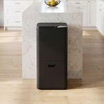 NORDHAUS 60L DOUBLE STACKED BLACK RECYCLING Bin