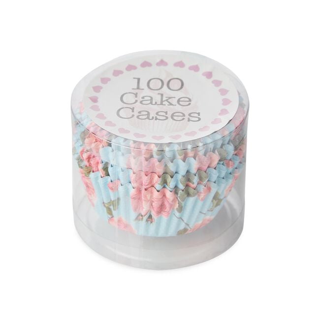 Floral Cupcake Cases 100 Pack