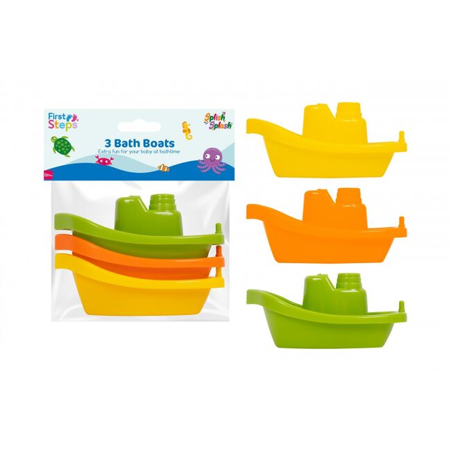 First Steps 3 Pack Bath Boats